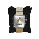 Reloj Analógico y Digital con Oso (Inspiración Tous) Bear Dorado y Plata