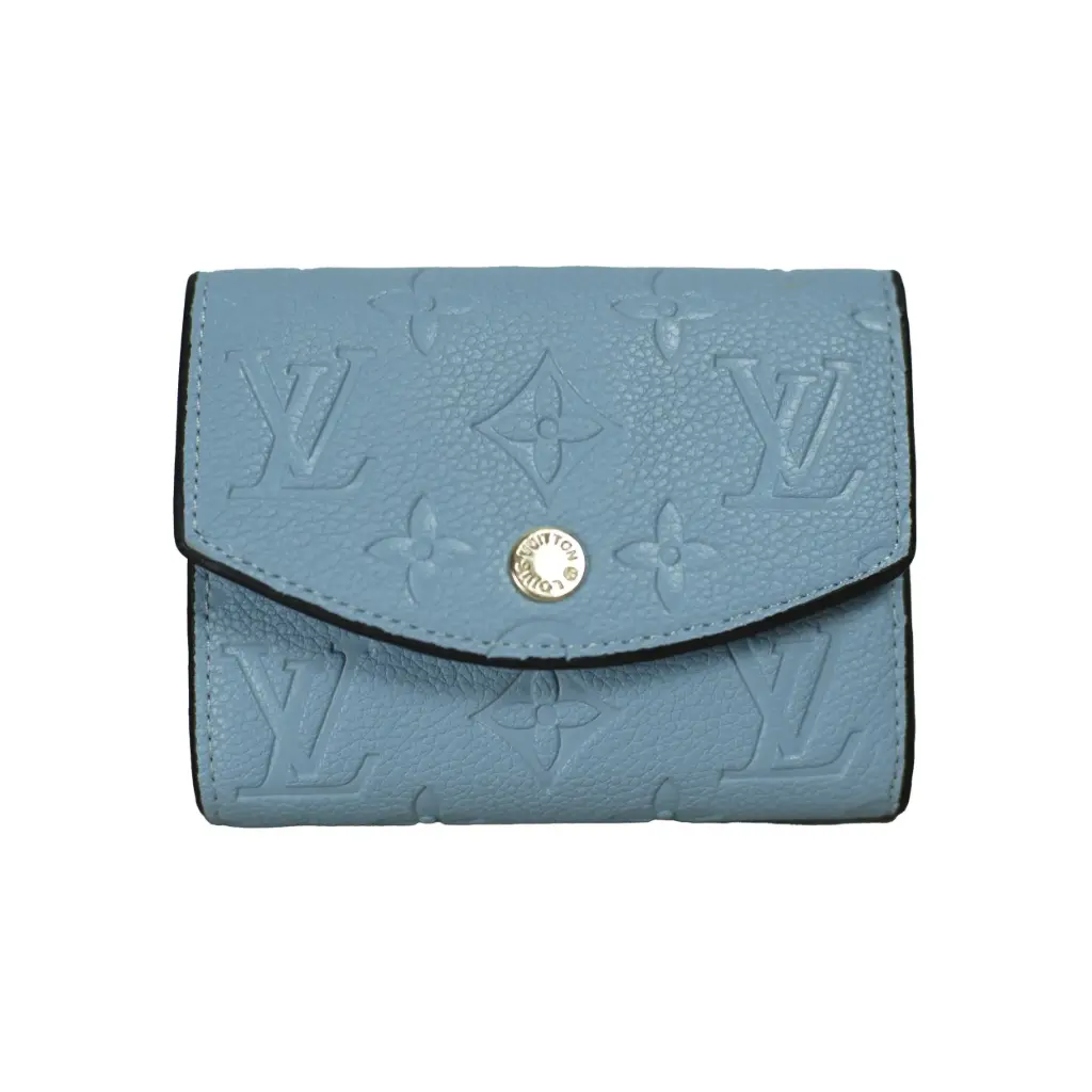 Cartera Tarjetero Rosalie Azul (Inspiración Louis Vuitton)