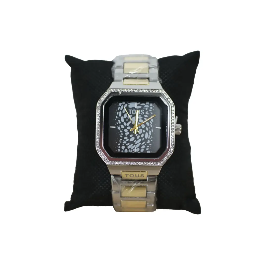 Reloj Analógico Cuadrado Icon Caos Dots (Inspiración Tous)