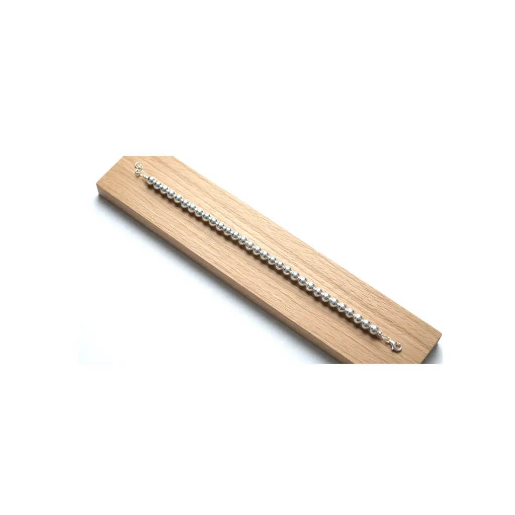 Pulsera De Bolas de Plata