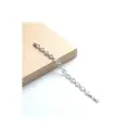 Pulsera Eslabones Ondulados de Plata