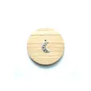 Collar Media Luna Con Piedras de Plata