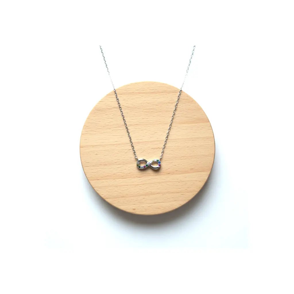Collar Simbolo Infinito Zirconita