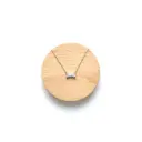 Collar Forma de Moño Plata