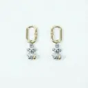 Pendientes diseño eslabón y motivo oso (Inspiración Tous)