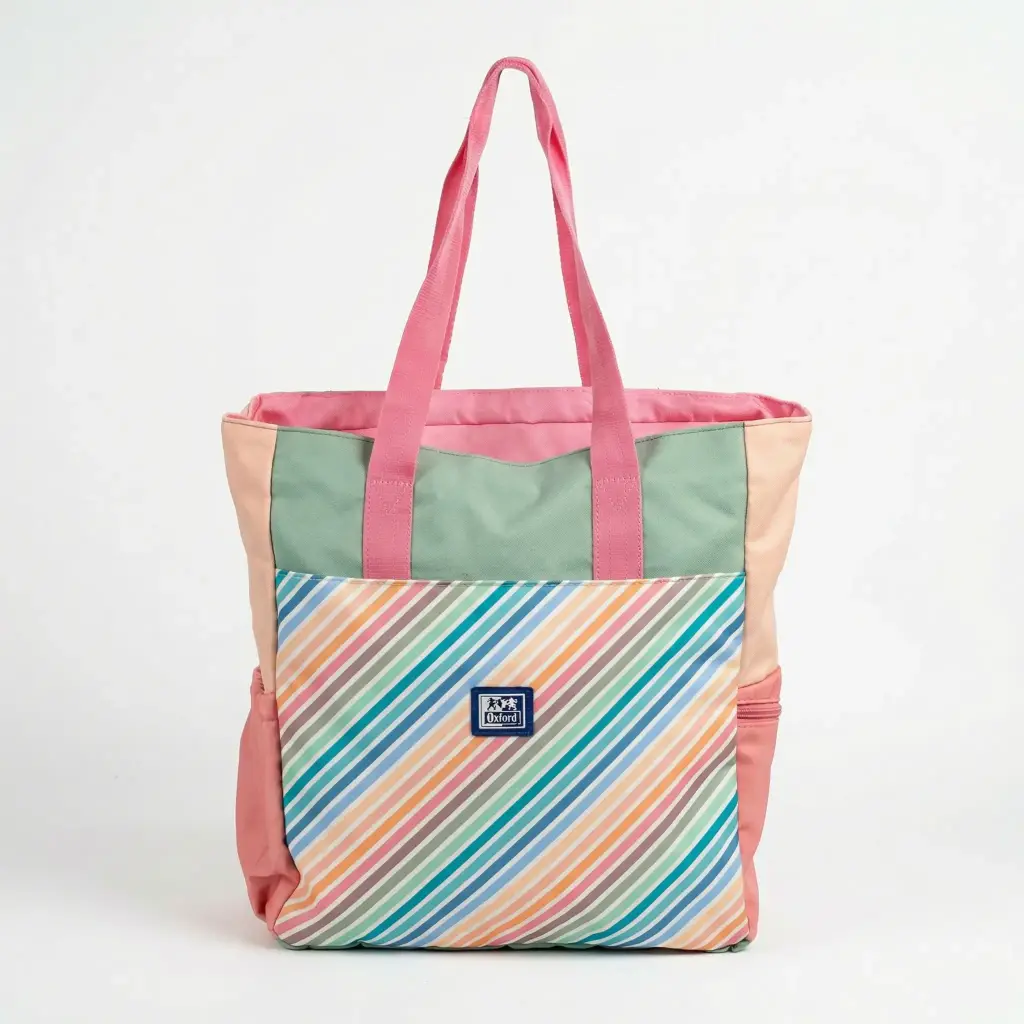 Mochila Escolar Oxford ColorBlock Multicolor