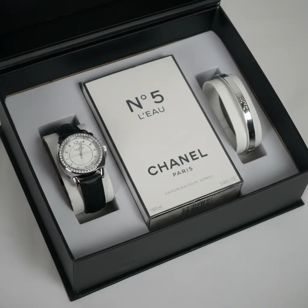 Pack Chanel Paris Coach Cuero Crystal Glitz