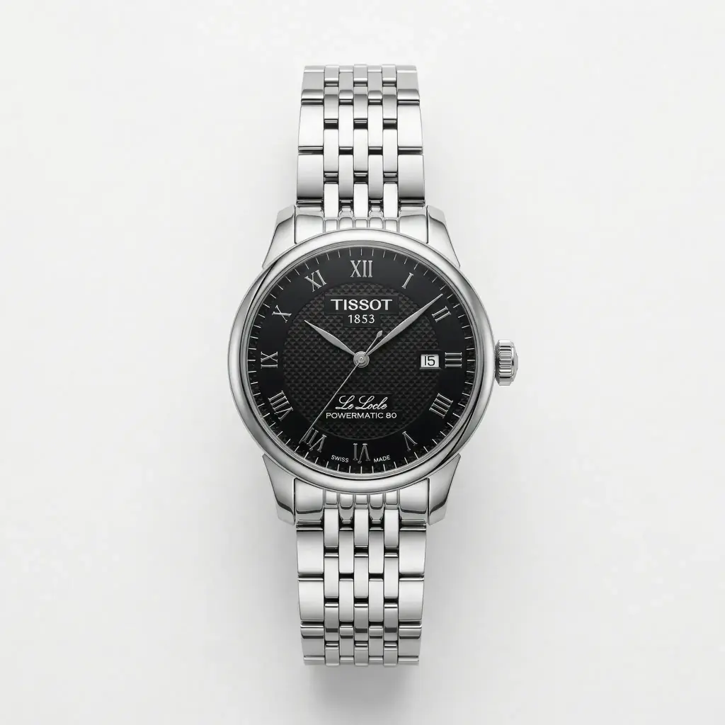 Reloj Hombre Plateado Le Locle Tissot