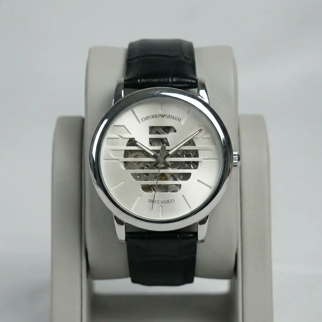 Reloj Hombre Mecanico Skeleton (Inspiración Emporio Armani)