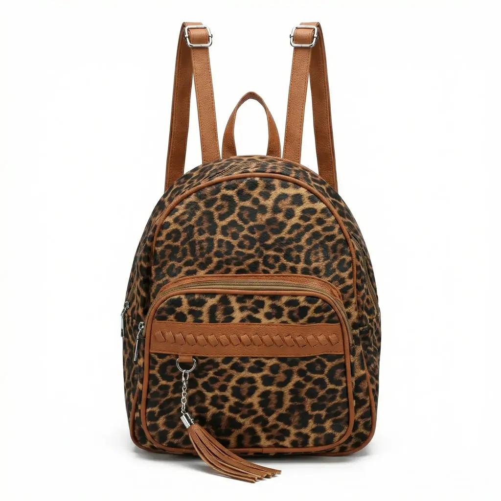 Mochila Estampado Leopardo