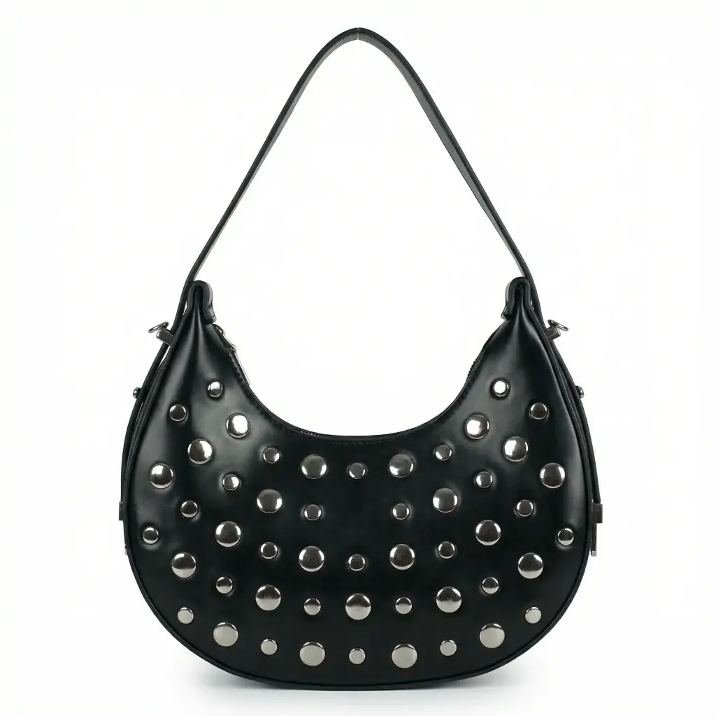 Bolso Media Luna con Tachuelas Ckar