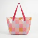 Bolso Playa Plastificado Grande Multicolor (Inspiración Tous)