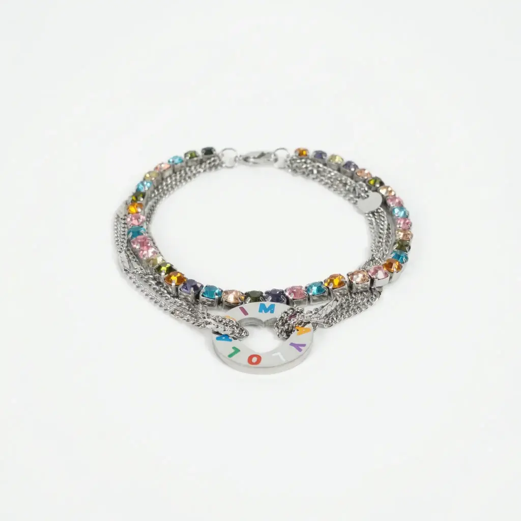 Pulsera de piedras de colores (Inspiración Bimba y Lola)