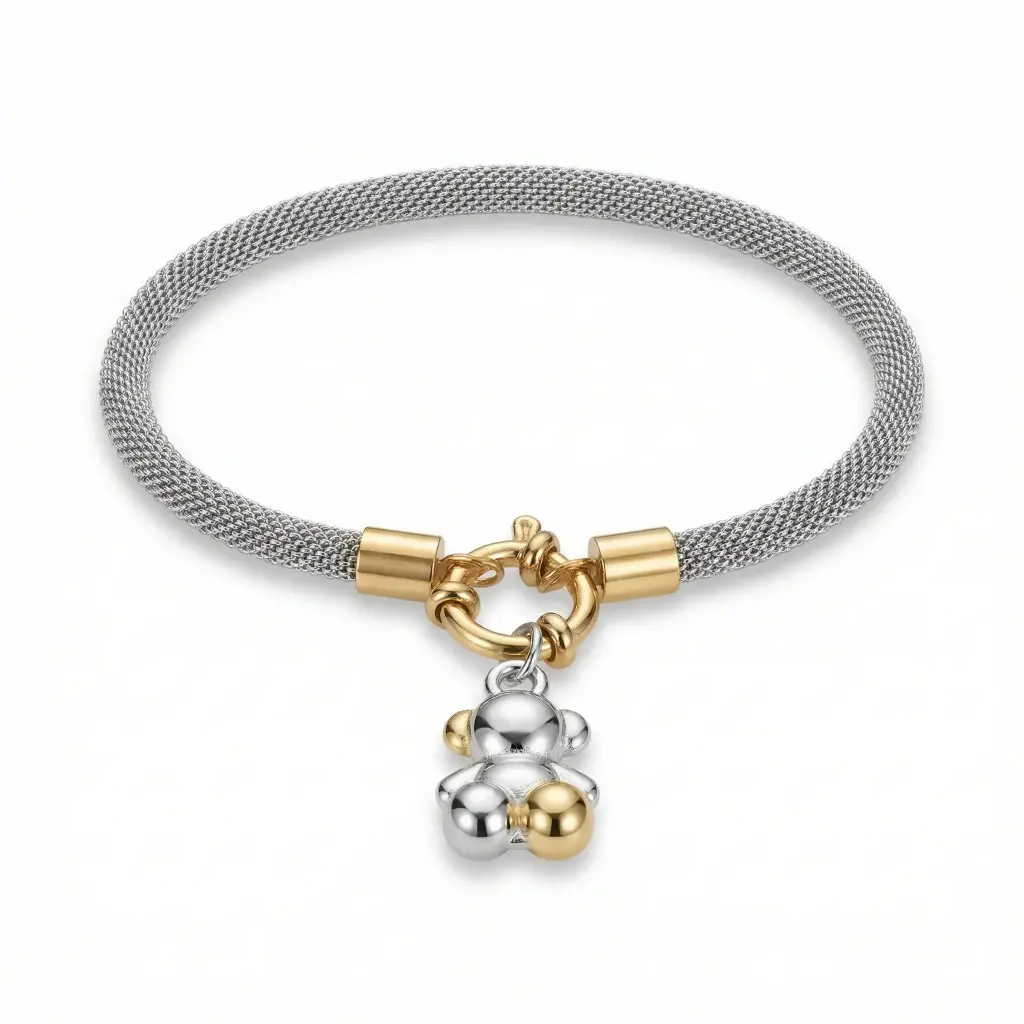 Pulsera Icon Mesh Oso (Inspiración Tous)