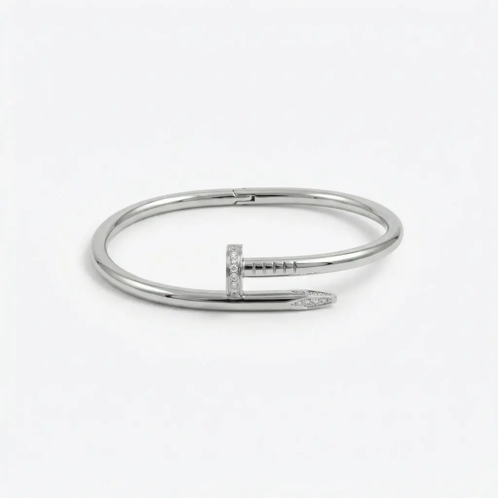 Pulsera Cartier forma de clavo circonitas 