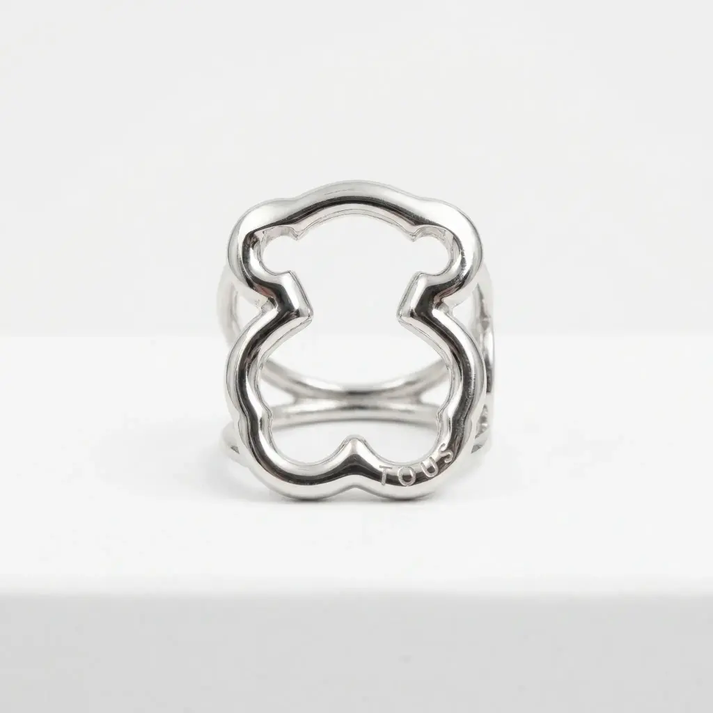 Anillo diseño Silueta Oso (Inspiración Tous)