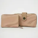 Conjunto de monedero y billetera geométrico