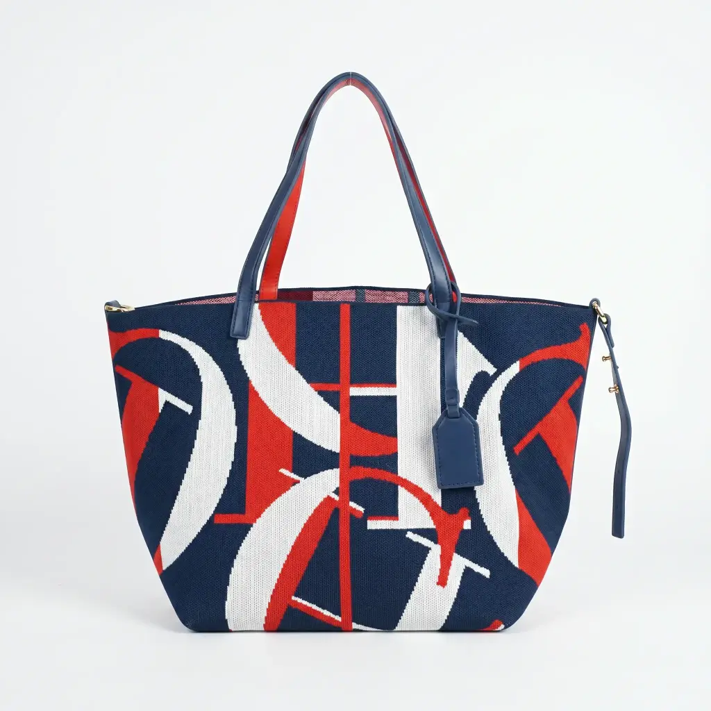 Bolso Tote Monogram estampado multicolor (Inspiración Carolina Herrera)