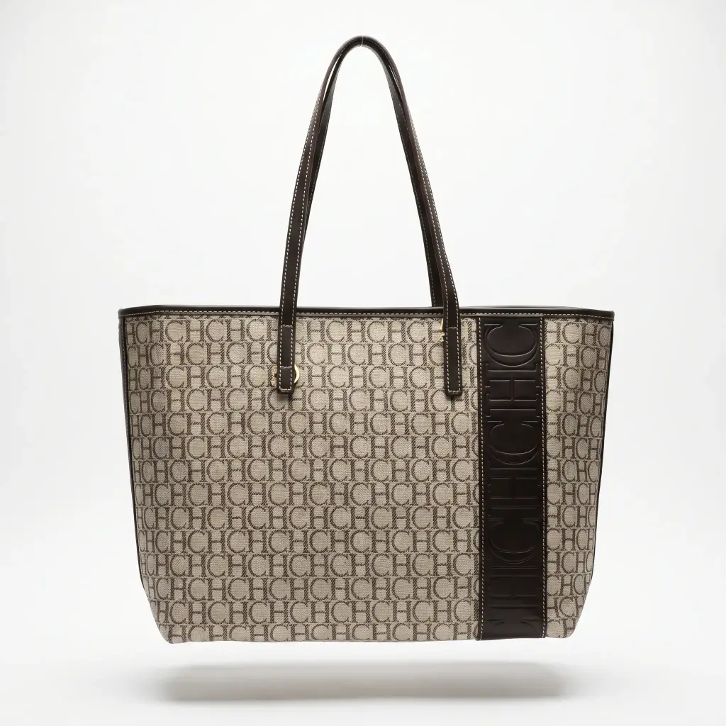 Bolso Tote Monogram mediano (Inspiración Carolina Herrera)