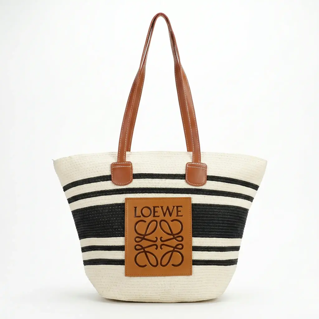 Bolso Cesta Rigida Mediano (Inspiración Loewe)