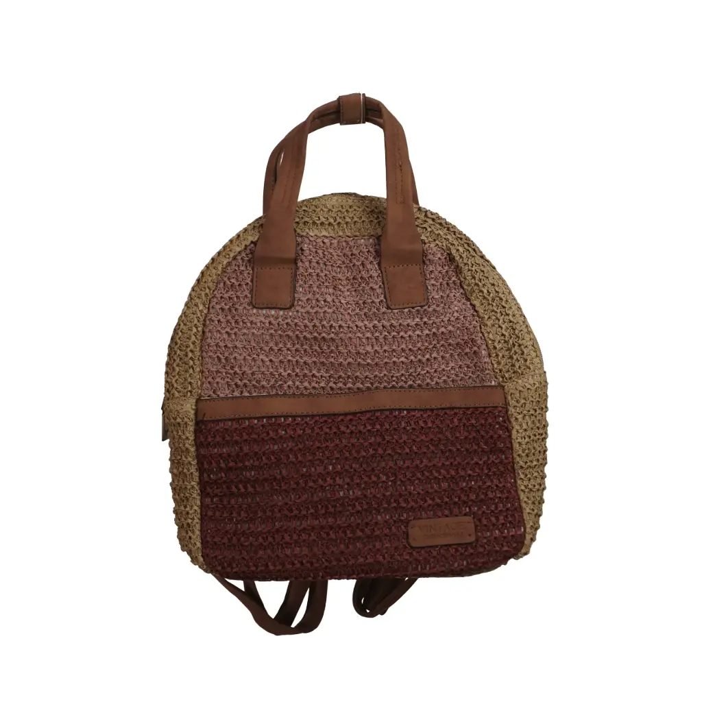 Mochila de rafia Wittchen Young Collection