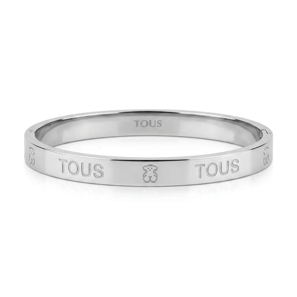Pulsera rígida grabada (Inspiración Tous)