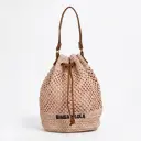 Bolso de hombro de malla de rafia (Inspiración Bimba y Lola)