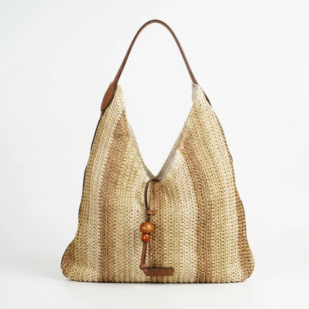 Bolso Hobo Rayas Verticales Vintage Collection