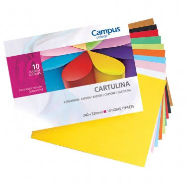 BLOC CARTULINA CAMPUS Fº 10H S