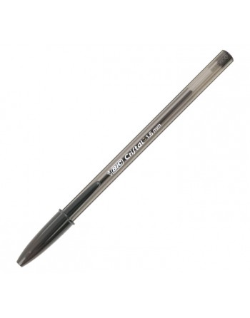 BOLIGRAFO BIC CRISTAL NEGRO LARGE