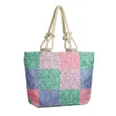Bolso Shopper para playa Patchwork 