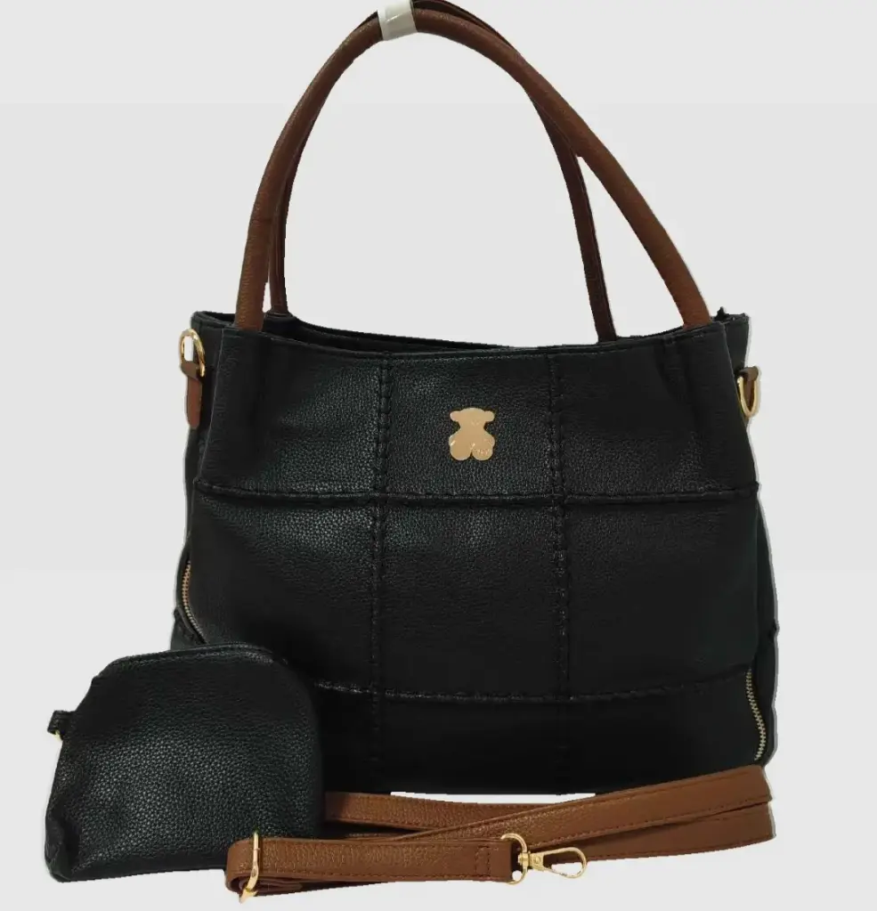 Bolso Shopper Cuadros Trenzados ( Inspiracion Tous )