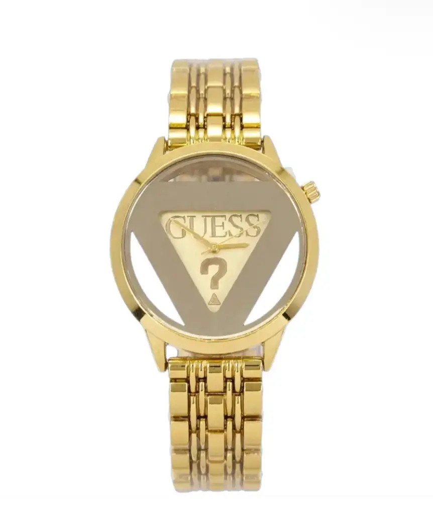 Reloj Analogico Tri Bellini ( Inspiracion Guess)Dorado-Blanco