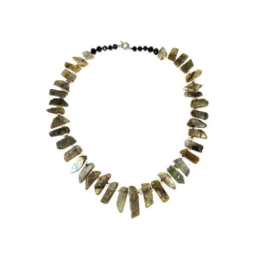 ZZ_Collar Largo de Piedras Naturales