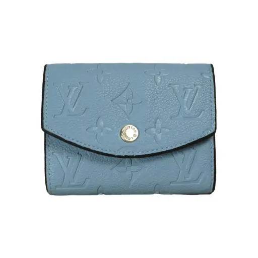 [15000016] Cartera Tarjetero Rosalie Azul (Inspiración Louis Vuitton)