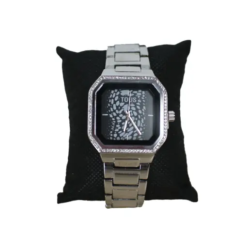 Reloj Analógico Cuadrado Icon Caos Dots (Inspiración Tous)