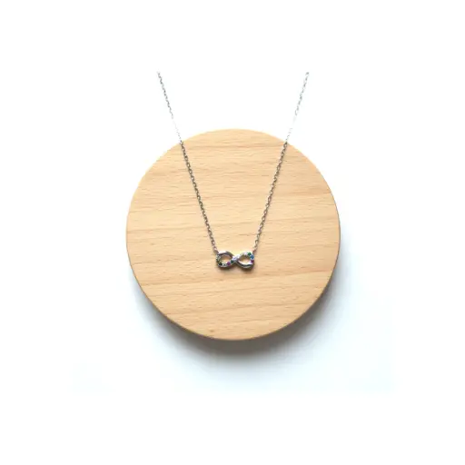 Collar Simbolo Infinito Zirconita
