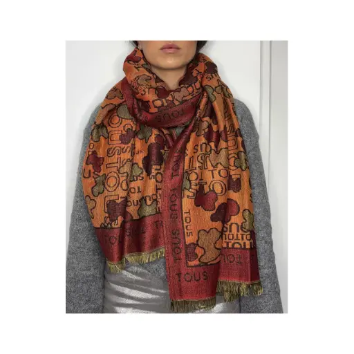 [21000001] Fular pañuelo estampado (Inspiración Tous) 1