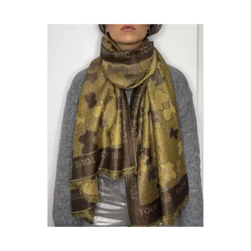 [21000004] Fular pañuelo estampado (Inspiración Tous) 4