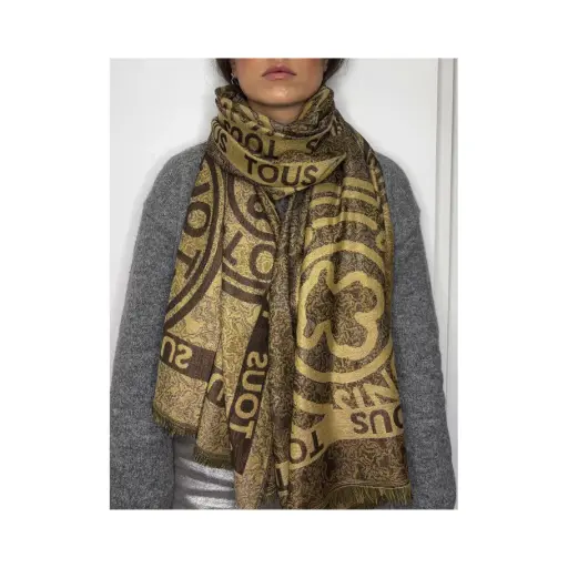 [21000010] Fular pañuelo estampado (Inspiración Tous) 10