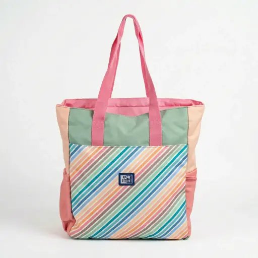 Mochila Escolar Oxford ColorBlock Multicolor