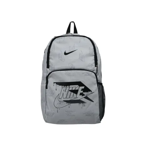 [00004945] Mochila Escolar Estampado Blanco y Negro