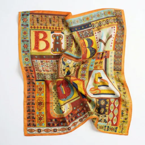 Pañuelo Seda Multicolor (Inspiración Bimba y Lola)