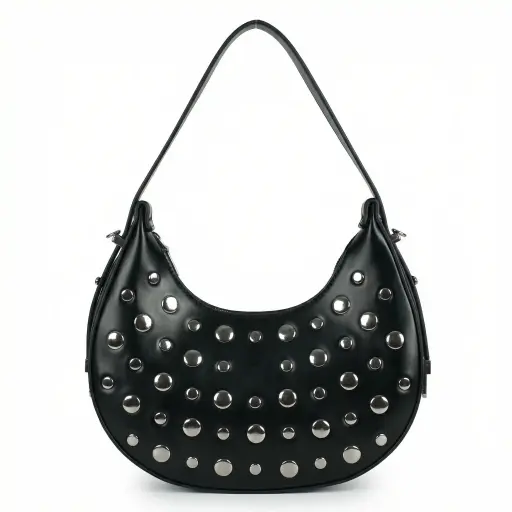 Bolso Media Luna con Tachuelas Ckar