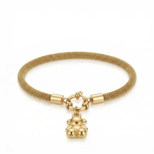 Pulsera Icon Mesh Oso (Inspiración Tous)