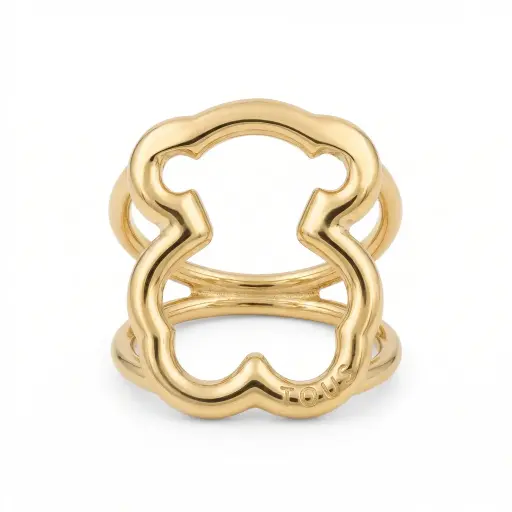 Anillo diseño Silueta Oso (Inspiración Tous)