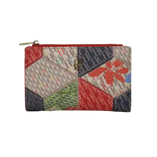 [00005411] Cartera billetera Multicolor Modelo 3 (Inspiración Carolina Herrera)