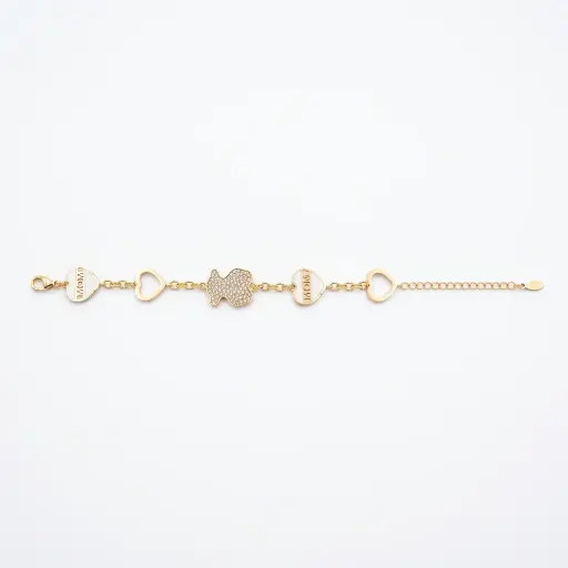 Pulsera Love Mom (Inspiración Tous)
