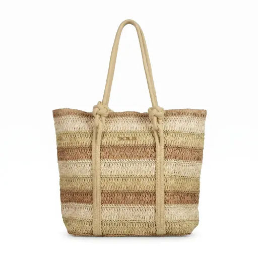 Bolso Gusure Paja de Rafia (Inspiración Tous)