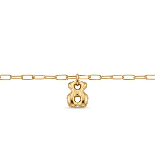 Collar de eslabones con oso (Inspiración Tous)